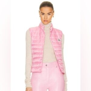 Moncler Liane Vest Pink Size 2 (Medium)